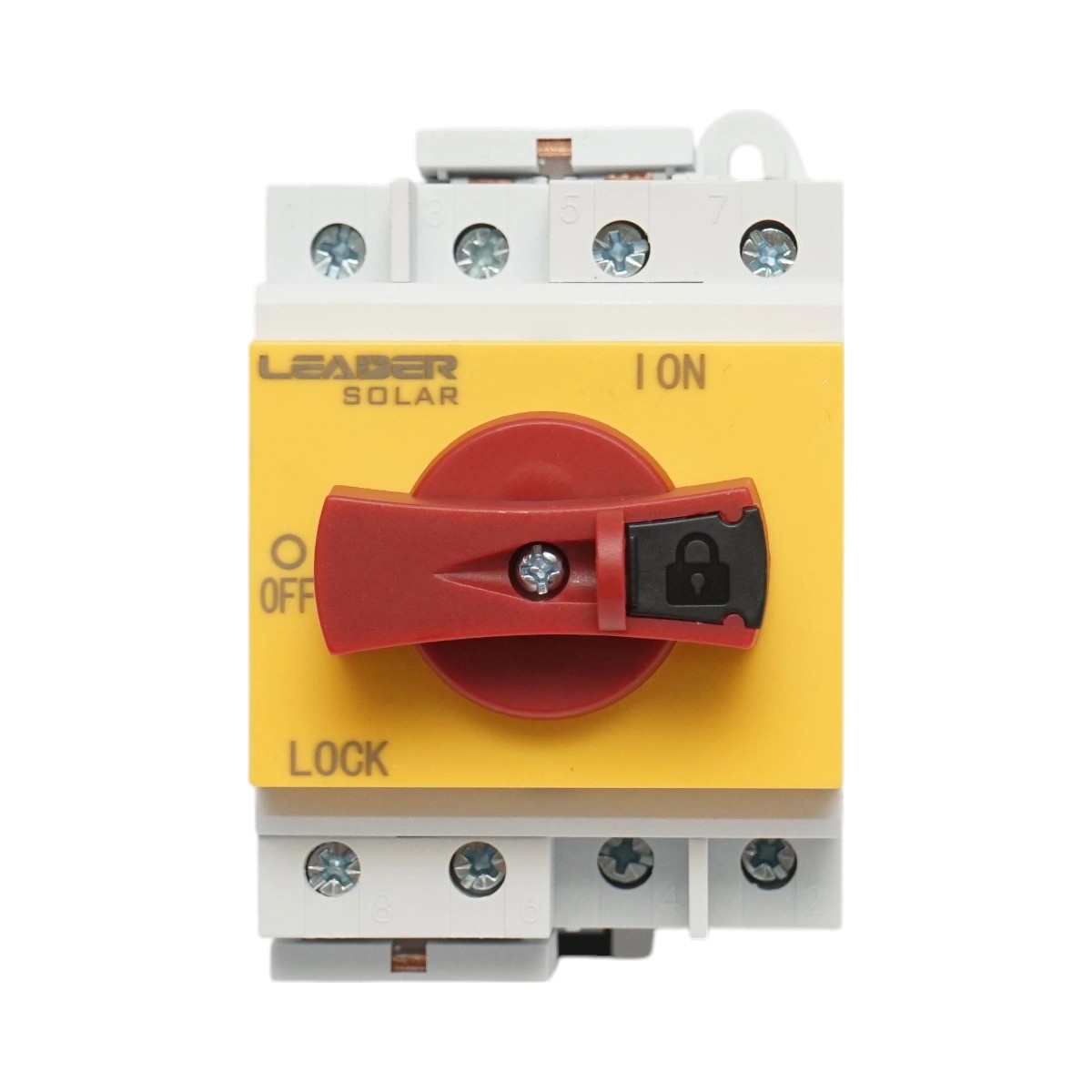 11.Comutator de sarcina, swich onoff pentru sisteme fotovoltaice 4P, 32A, 1500kV Leader